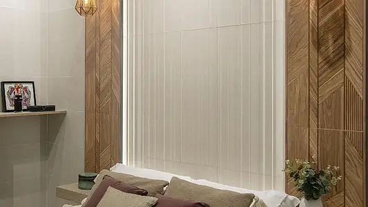 Background tile, Effect wood, Color brown, Ceramics, 40x120 cm, Finish matte