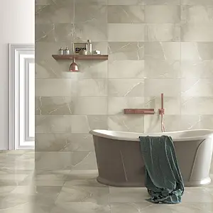 Background tile, Effect other marbles, Color beige, Glazed porcelain stoneware, 30x60 cm, Finish semi-polished