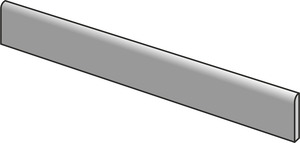 RODAPIÉ R SMART LUX 60 GRAPHITE Azteca Smart Lux