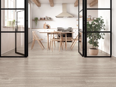 Background tile, Effect wood, Color beige, Glazed porcelain stoneware, 20x120 cm, Finish matte