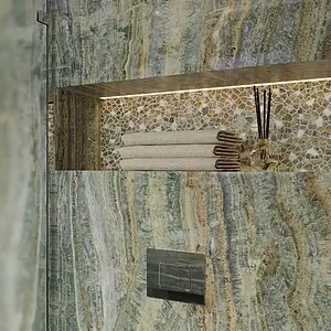 Carrelage, Grès cérame émaillé, 120x260 cm, Surface polie