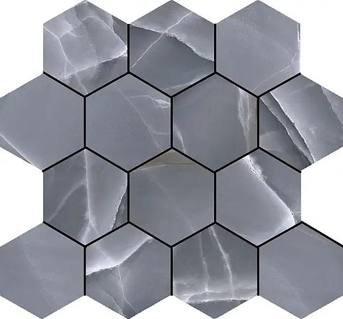 Baldocer, Onyx, Onyx Hexa Bleu Pulido