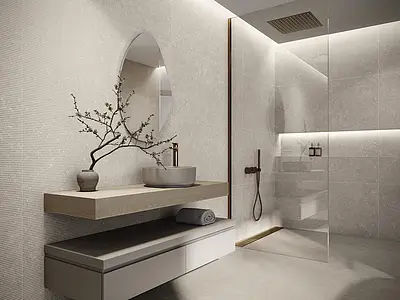 Background tile, Effect other stones, Color beige, Glazed porcelain stoneware, 60x120 cm, Finish antislip