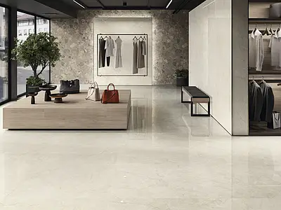 Background tile, Effect other marbles, Color beige, Glazed porcelain stoneware, 120x120 cm, Finish polished