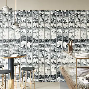 Mosaic effect tiles, Color multicolor, Glazed porcelain stoneware, 60x120 cm, Finish matte