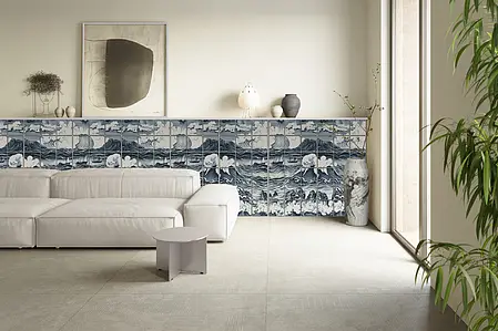 Mosaic effect tiles, Color multicolor, Glazed porcelain stoneware, 60x120 cm, Finish matte