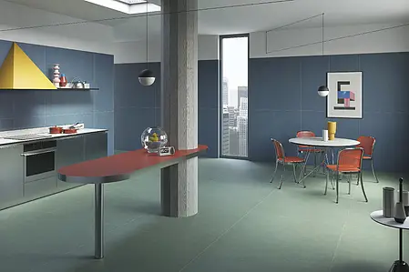 Grundflise, Farve grøn, Glaseret porcelænsstentøj, 120x120 cm, Overflade skridsikker
