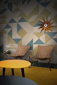 Pittorica Porcelain Tiles produced by Ceramica Bardelli, Style designer, Fabric effect