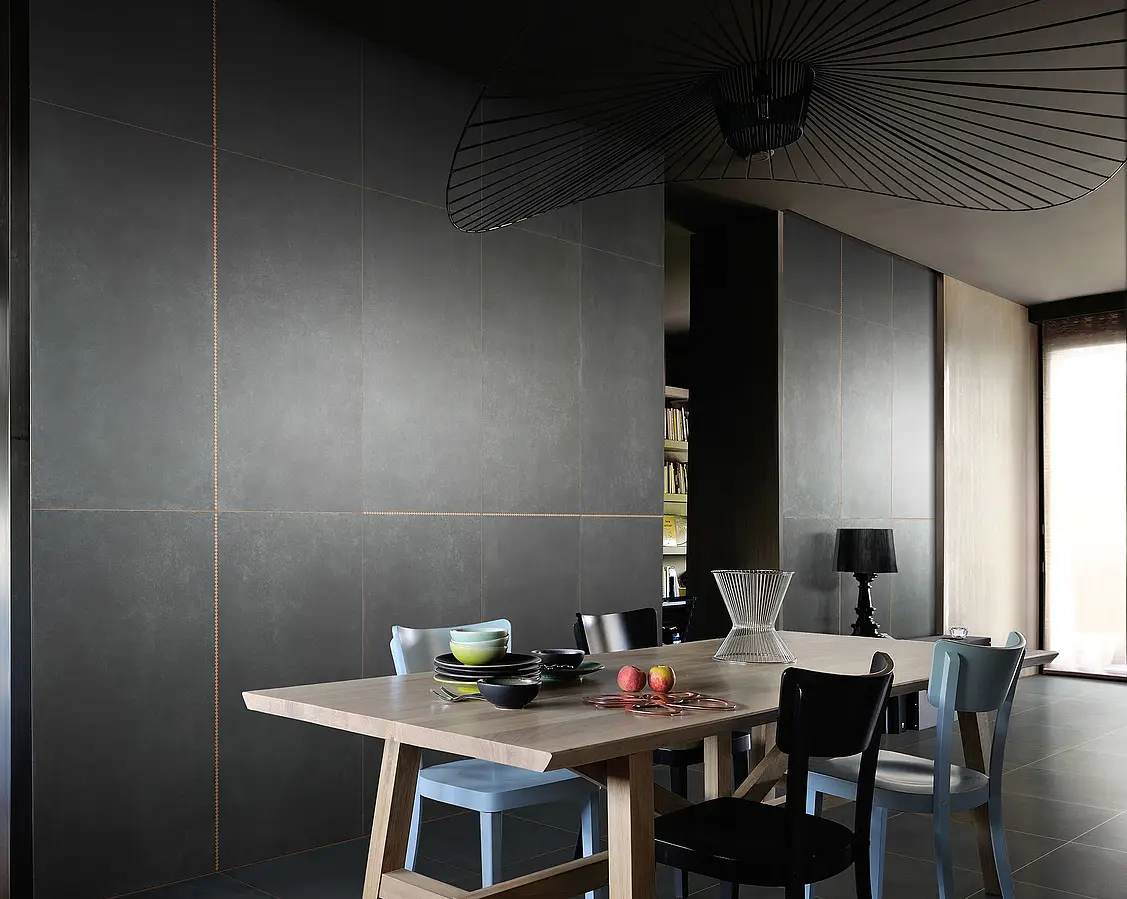 Background tile, Color grey, Style designer, Glazed porcelain stoneware, 60x60 cm, Finish antislip