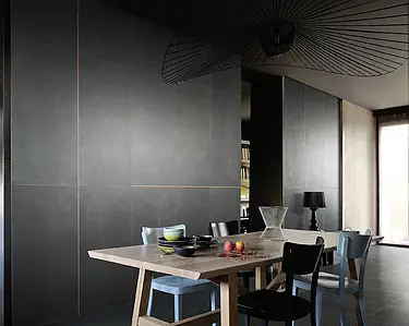 Bakgrunnsflis, Farge grå, Stil designer, Glasert porselenssteintøy, 60x60 cm, Overflate sklisikker