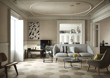 Bee Porcelain Tiles produced by Bayker, Unicolor effect