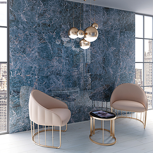 Background tile, Effect stone,other marbles, Color navy blue, Glazed porcelain stoneware, 60x120 cm, Finish polished