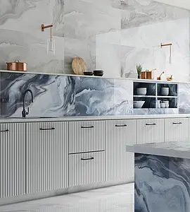 Background tile, Effect other marbles, Color white, Glazed porcelain stoneware, 60x120 cm, Finish polished