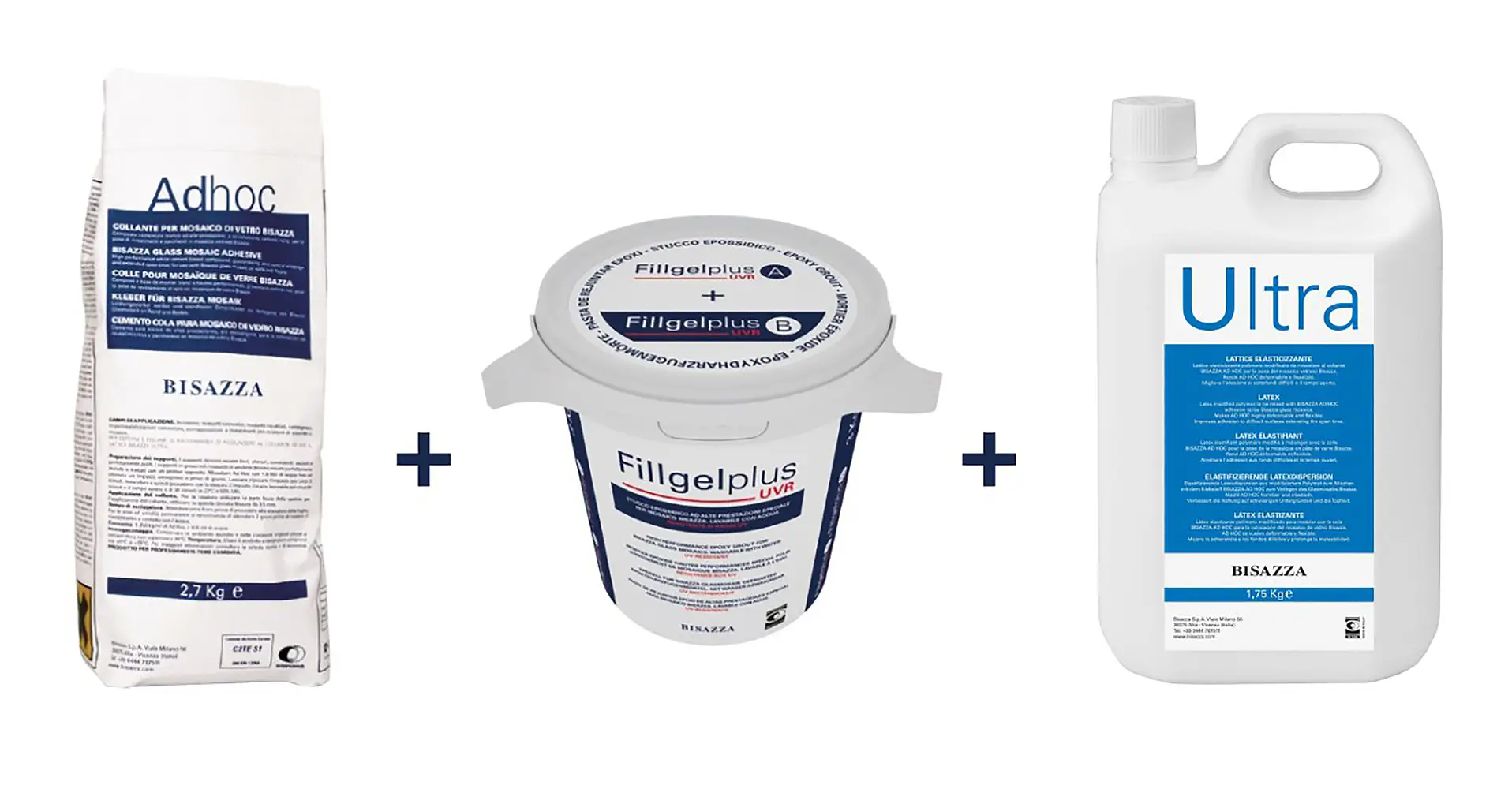 New Installation Kit Uvr Ad Hoc+Ultra+Fillgel 8806 Verde Olivo Bisazza Adhesives and Grouts