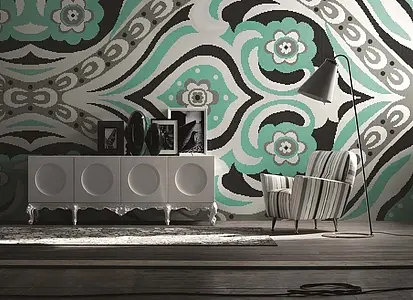 Emilio Pucci and Bisazza Go Pop with Vivid Tile Mosaics