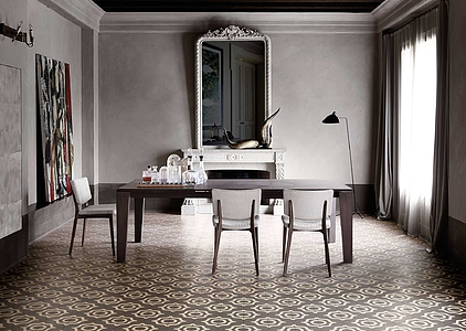 Dal Bianco Cement Tiles produced by Bisazza, Style handmade,designer, 
