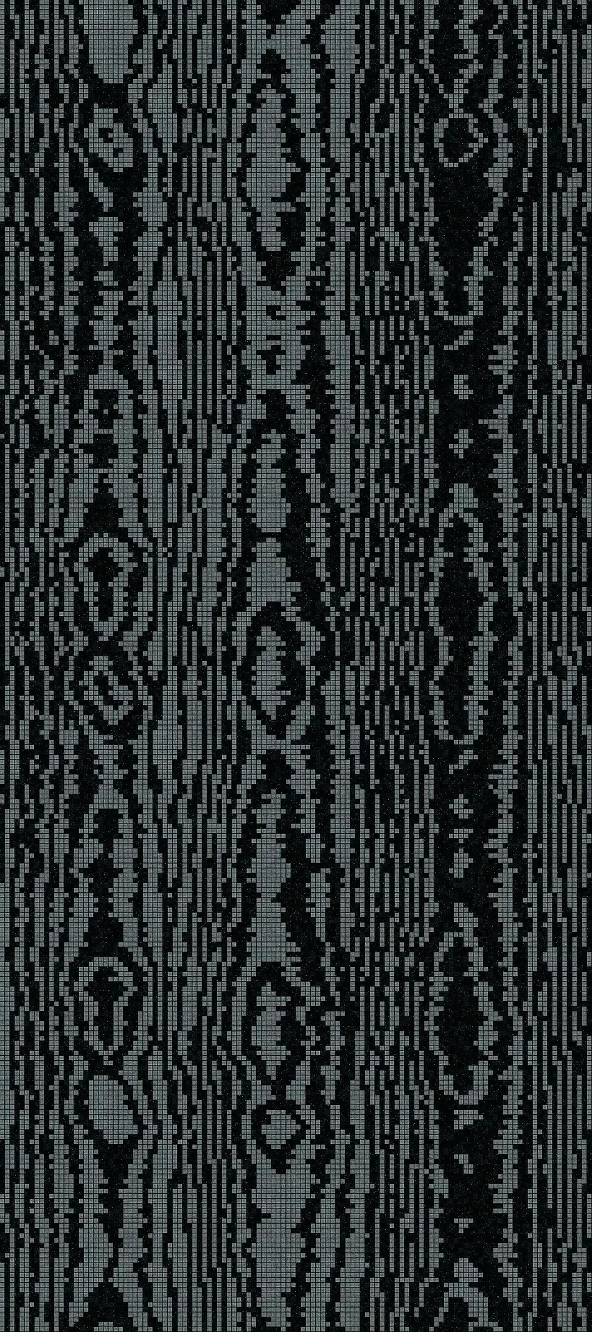 Moire Black A Bisazza Decori 10