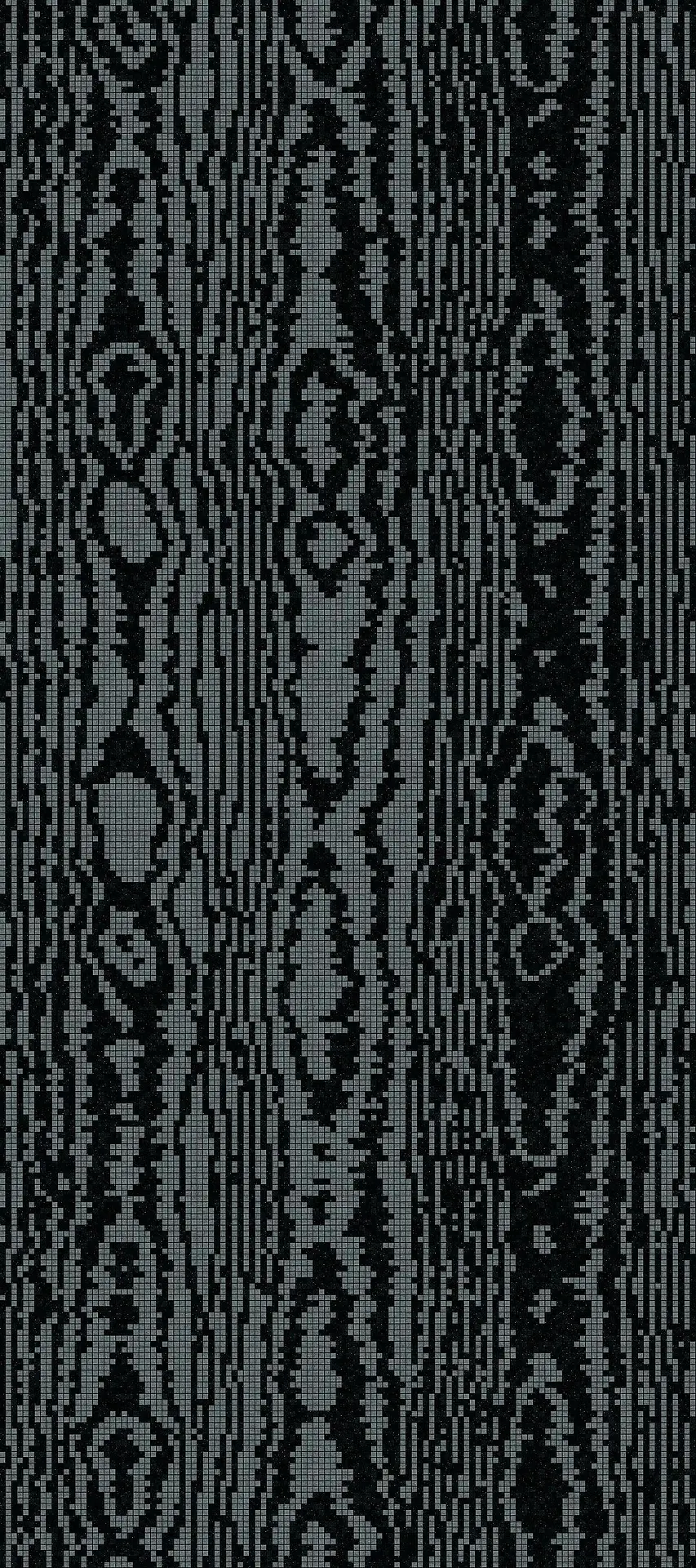Moire Black B Bisazza Decori 10