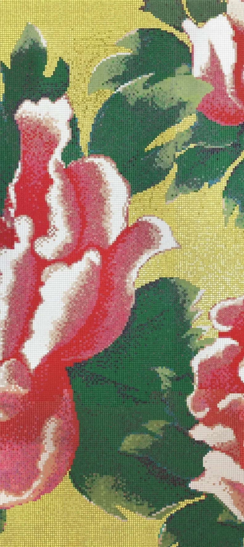 Peonies Oro C Bisazza Decori 10