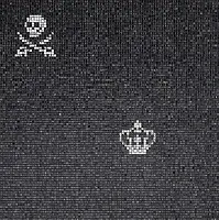 Skulls & Crowns Black Bisazza Decori 10