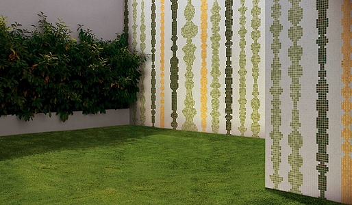 Decori 20 Mosaic Tiles produced by Bisazza, Style designer, 