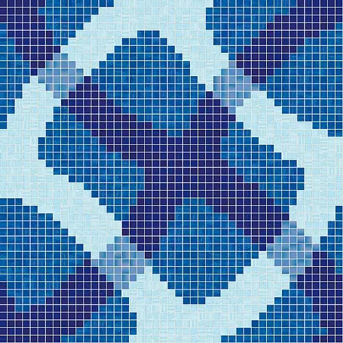 Bisazza, Decori 20, Mirage Blue