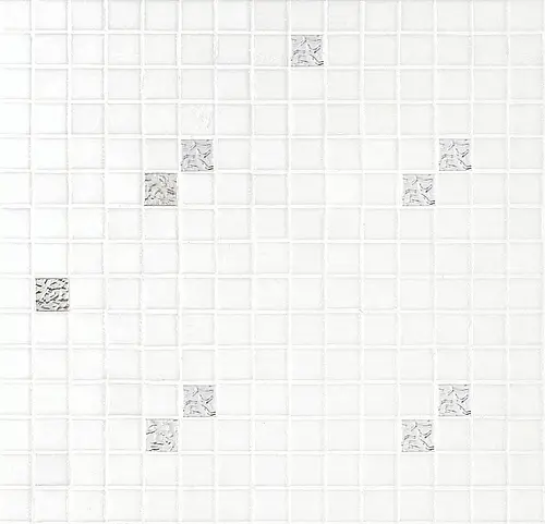Bisazza, Decori 20, Diagonale Bianco Oro