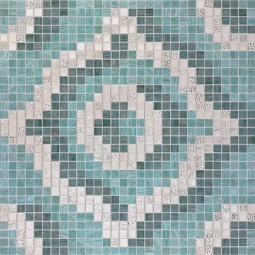 Bisazza, Decori 20, Velvet Grey Oro Bianco