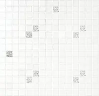 Diagonale Bianco Oro Bisazza Decori 20