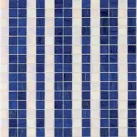 Righe Bianco Blu Bisazza Decori 20