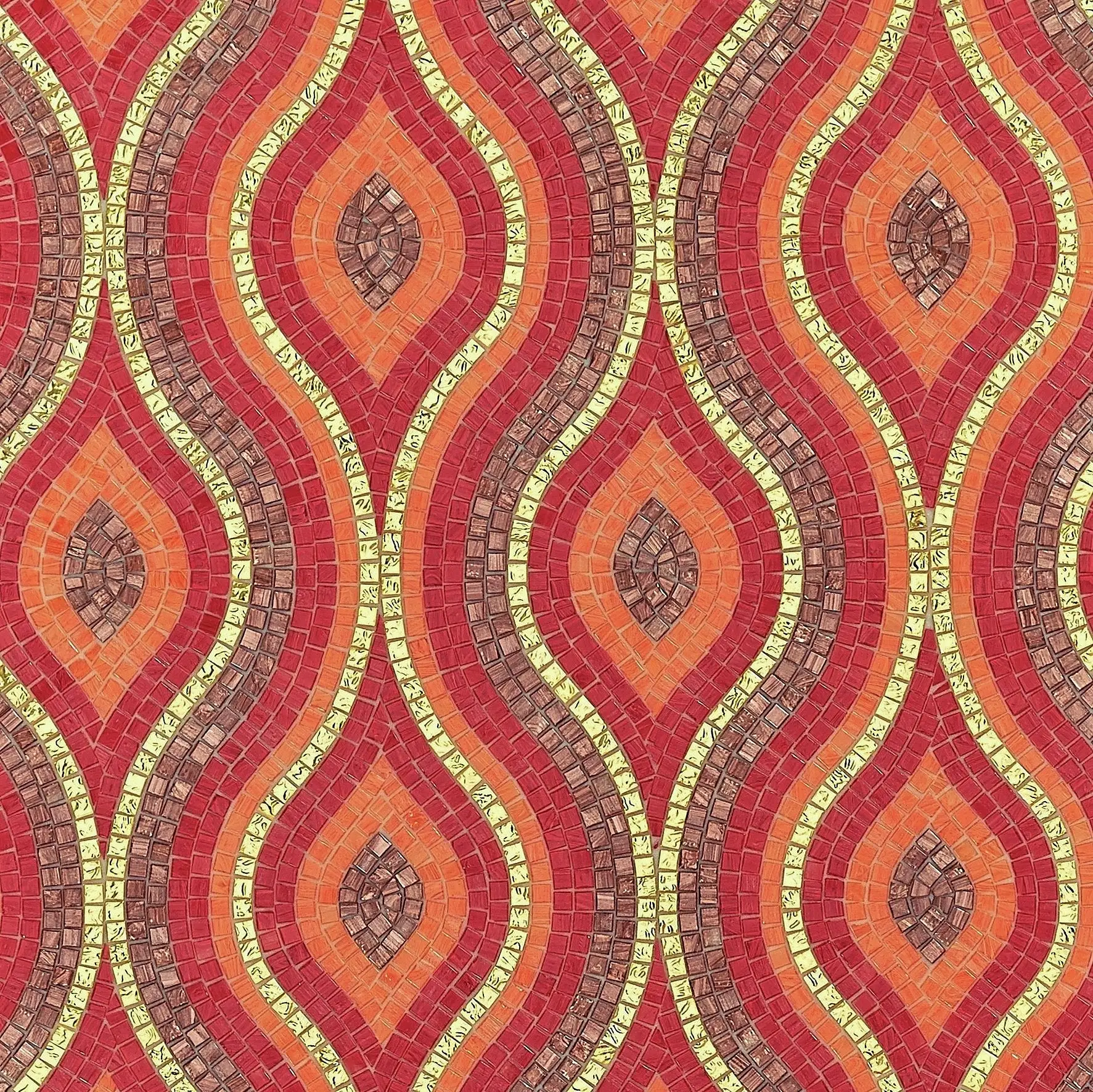 Drops Red Bisazza Decori Tecnica Artistica