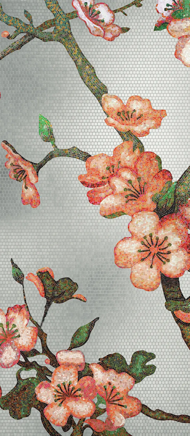 Peachtree Oro Bianco A Bisazza Decori Tecnica Artistica