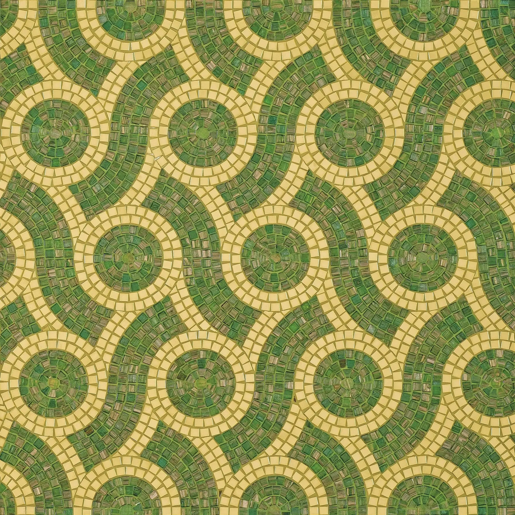Plait Green Bisazza Decori Tecnica Artistica