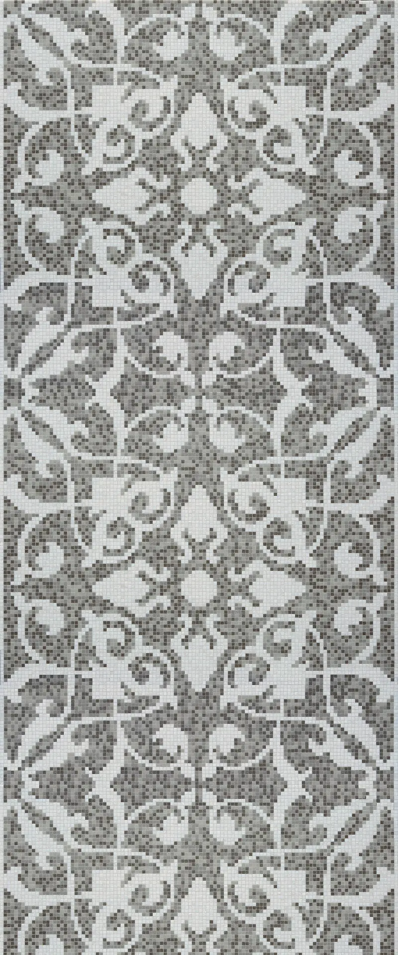 Tulips Grey Pattern Bisazza Decori Tecnica Artistica