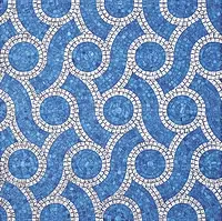 Plait Blue Bisazza Decori Tecnica Artistica