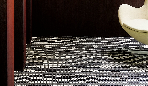 Mosaïque, Verre, 58.6x58.6 cm, Surface demi-brillante