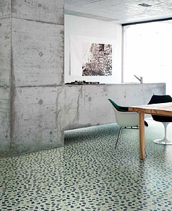Background tile, Color multicolor, Style handmade,designer, Cement, 23x23 cm, Finish matte