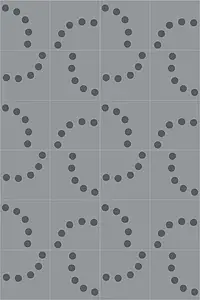Bakgrundskakel, Färg grå, Stil hanverksmässig,designer, Cement, 20x20 cm, Yta matt