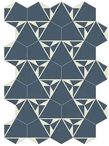 Grundflise, Cement, 23x23 cm, Overflade mat