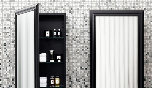 Le Sfumature 20 Glass Tiles Produced by Bisazza, 