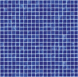 Mosaïque, Teinte bleue, Verre, 32.2x32.2 cm, Surface antidérapante