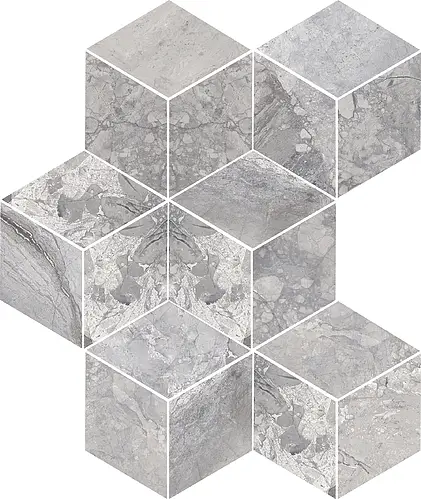 Bottega, Angel Heart, B70886_AngelHeartMosaicoHexagonCharcoal