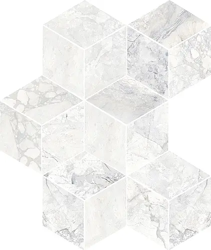 Bottega, Angel Heart, B70890_AngelHeartMosaicoHexagonWhite