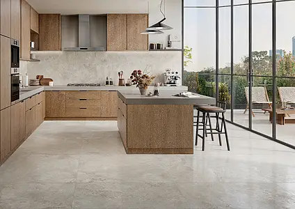 Background tile, Effect other stones, Color beige, Glazed porcelain stoneware, 120x120 cm, Finish matte