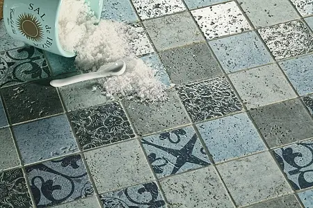 Mosaik, Farbe hellblaue, Naturstein, 30x30 cm, Oberfläche matte