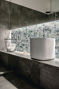 Mosaik, Farbe hellblaue, Naturstein, 30x30 cm, Oberfläche matte