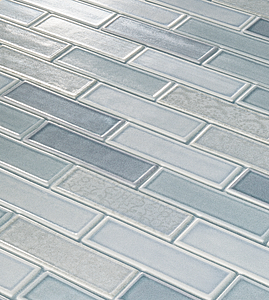 Glassbrick Mosaic Tiles produced by Boxer, Brick effect