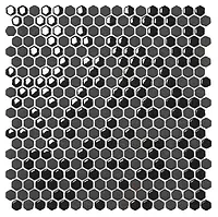 0309/EX04_Hexagon Black Pol/Matt Boxer Hexagon