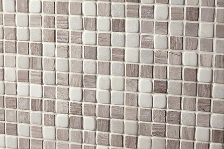 Mosaikkflis, Farge grå, Naturstein, 30.5x30.5 cm, Overflate matt