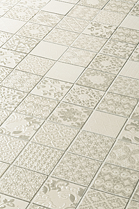 Mosaic tile, Color beige, Ceramics, 29.8x29.8 cm, Finish glossy